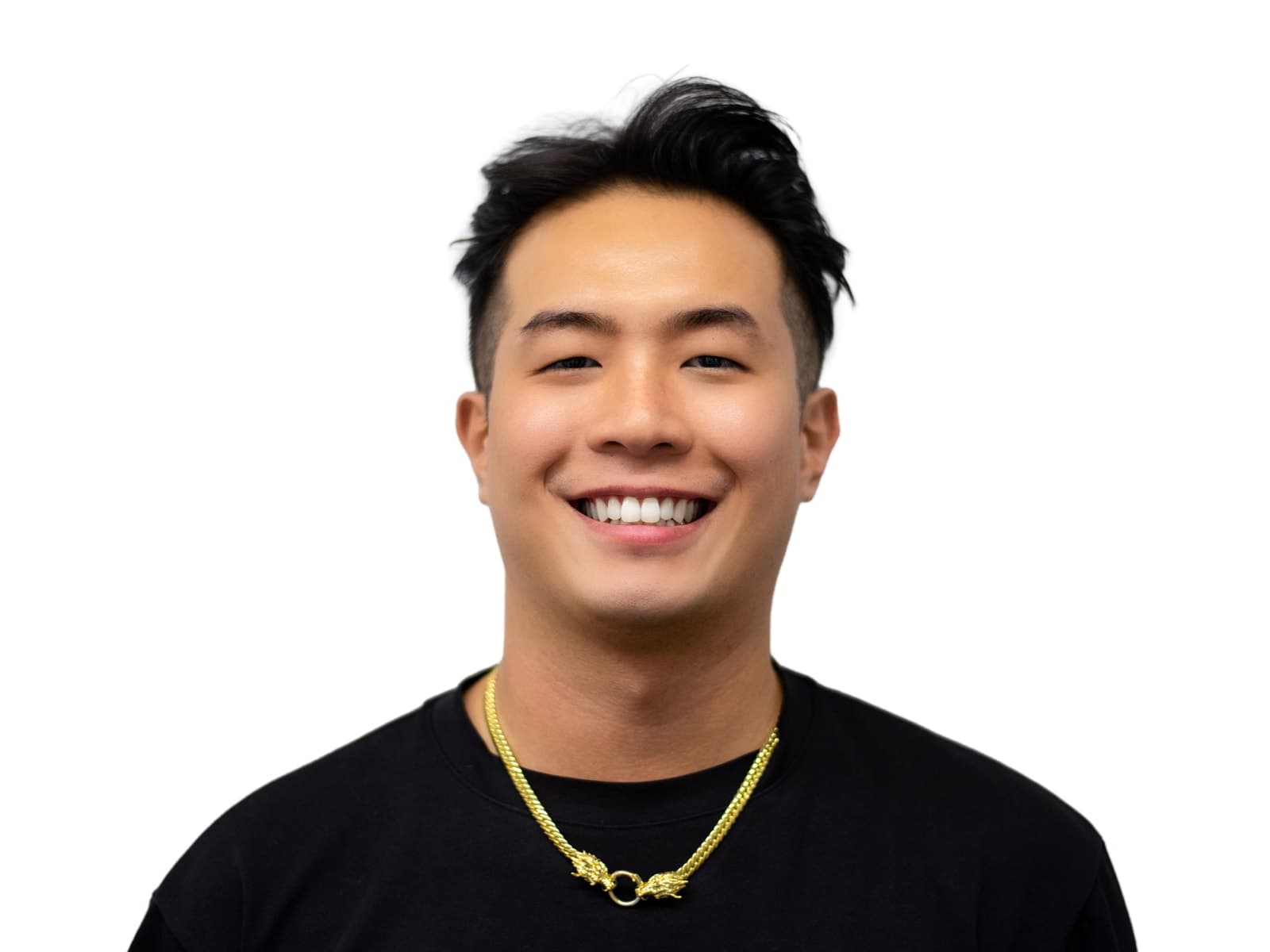 Alex Tong, smiling
