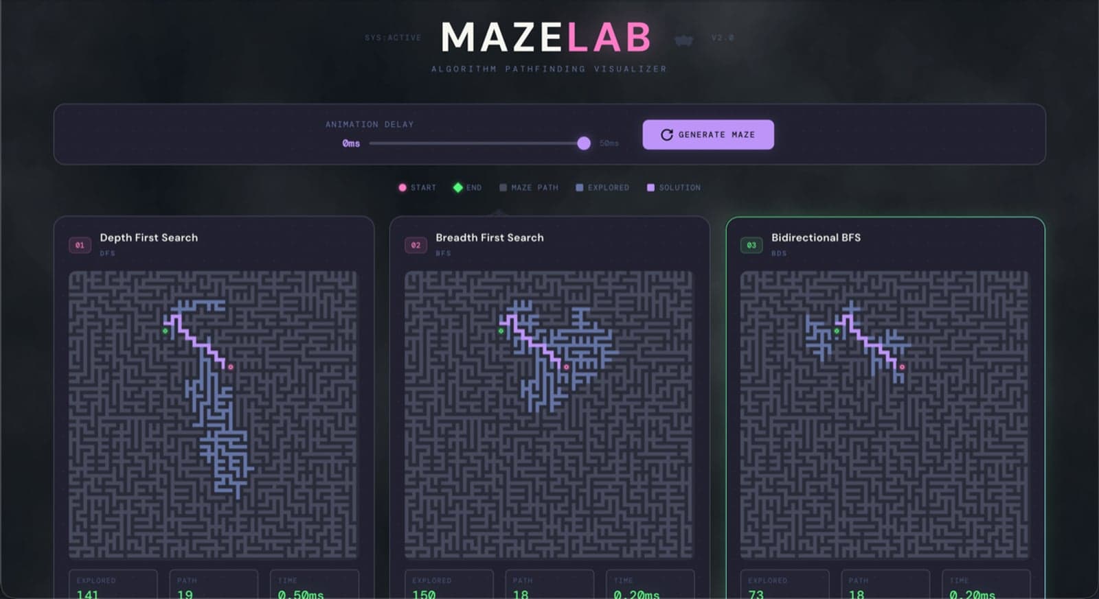 the maze